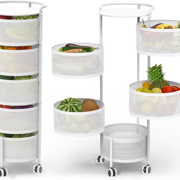 Rotating Multi-Purpose Storage Trolley