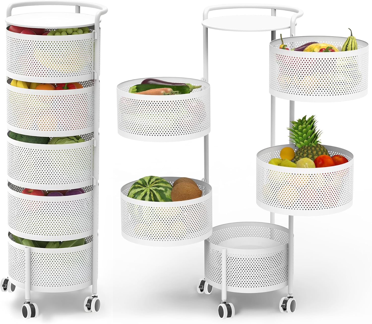 Rotating Multi-Purpose Storage Trolley